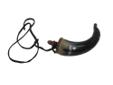 Powder Horn- Traditional- Carved wooden cap and stopper- Leather strap
Manufacturer: CVA
Model: AC1451A
Condition: New
Price: $14.08
Availability: In Stock
Source: http://www.manventureoutpost.com/products/CVA-AC1451A-Powder-Horn.html?google=1
