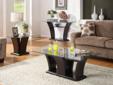 Daisy Coffee Table
Product ID 710-30
Daisy Collection combines superb visual appearance and fine quality that you need in your living room area. The table group features an elegant tulip base and clear glass top to provide an open airy feel. Constructed