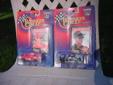 NASCAR Collectibles: Both cars are new in the package, 1/64 scale 1998 Dale Earnhardt Sr. & Dale Earnhardt Jr. Coca Cola/Thunder Special Chevrolet Monte Carlo die-cast NASCAR stock cars, this race was the 1st time that they raced together in the 'cup'