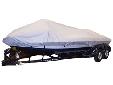 Semi Custom Boat Cover - Center ConsoleFeatures: 600x600 Denier custom-grade polyester Trailering straps included Rope in hemline for maximum tightness Motor hood included for all outboard models 5 year limited warranty Length: 17'6" Width: 86"