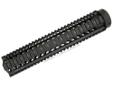 Daniel Defense AR-15 M4 Carbine Rail 12", Free Float, Black. This rail is machined from the highest quality aircraft grade hardened aluminum yet it only weighs 13.7 ounces (including the threaded ring, barrel nut, and indexing pins)! The high strength and