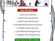 Data Entry Services Charlotte Data Processing Services New York, Data Conversion Services Charlotte, Data Mining & Extraction Services Charlotte E-Book Creation Services Charlotte Classified Ad Posting Services Charlotte Backpage Ad Posting Services