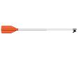 Telescoping Paddle/Boat Hook CombinationOur Paddle/Boat Hook combination is great to have on board and at the launch ramp. The bright orange paddle end doubles as a signaling device. Made tough for years of hard use.Adjusts from 32" to 5' 6" (80 to 170