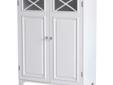 Dawson Floor Cabinet With Two Doors Best Deals !
Dawson Floor Cabinet With Two Doors
Â Best Deals !
Product Details :
Add style, storage and d?cor in any room with this white floor cabinet. It features double doors and an adjustable shelf for
