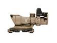 "
Trijicon TA01ECOS Day Optical Scope (ECOS2)Commercial w/RMR
Trijicon ACOG 4x32 Dark Earth Brown Scope, Center Illumination Amber Crosshair Reticle w/ 3.25 MOA RMR Sight
The Trijicon ACOG ECOS is the ultimate sight for both Close Quarter battle (CQB)