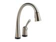 ï»¿ï»¿ï»¿
Delta Pilar 980T-SS-DST Single Handle Pull-Down Kitchen Faucet with Touch2O Technology, Stainless
More Pictures
Lowest Price
Click Here For Lastest Price !
Technical Detail :
The Pilar design was inspired by a fusion of technology and nature
Saves