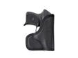 Desantis Nemesis Pocket Holster, SIG P238, Ambidextrous - Black. The Desantis Nemesis Pocket Holster will will absolutely not move out of position in your front pocket. The inside is made of a slick pack cloth for a low friction draw, and the core is just
