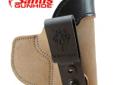Desantis Pocket-Tuk Pocket Holster, Glock 26/27, Ruger LC9 w/ Lasermax, Right Hand - Tan. The Pocket-Tuk is a dual purpose pocket and tuck-able IWB holster. The clip can rotate 360 degrees to fit any carry position. The reinforced mouth aids in