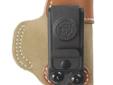 Desantis Sof-Tuck Inside Pant Holster, Beretta Tomcat, RH - Tan. The SOF-TUCK is a new Inside Waist Band/Tuck-able holster with adjustable cant. It can be worn strong side, cross draw or on the small of the back. It is built from soft, no-slip suede and
