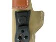 Desantis Sof-Tuck Inside Pant Holster, Glock 19, 23 & 36, LH - Tan. The SOF-TUCK is a new Inside Waist Band/Tuck-able holster with adjustable cant. It can be worn strong side, cross draw or on the small of the back. It is built from soft, no-slip suede