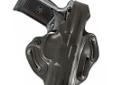 Desantis Thumb Break Scabbard Belt Holster, FN FNX-40, RH - Black. The firearm rides high and is presented at an optimum draw angle. Its thumb break and exact molding, together with a tension device, allows for a secure and highly concealable carry. Belt