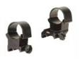 "
Weaver 48449 Detachable Top Mount Rings 1"", Extended, X-High, Matte
Weaver Top-Mount Rings offer wide top steel caps that hold zero under the most jarring recoil. Loosen the thumb nuts and you can go back to iron sights in seconds. Later you can put