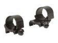 "
Weaver 49091 Detachable Top Mount Rings 1"", Medium, Extended, Matte
Weaver Top-Mount Rings offer wide top steel caps that hold zero under the most jarring recoil. Loosen the thumb nuts and you can go back to iron sights in seconds. Later you can put