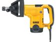 With an 11.5 Amp motor for delivering high output and overload protection, the DeWalt D25850K spline demolition hammer produces 8 lbs./ ft. of impact energy for powerful chipping (at 1, 330-to-2, 660 BPM). Included with this demolition hammer is a rubber