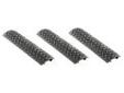 "
Ergo 4365-3PK-BK Diamond Plate Full, Long Rail Covers, 3-Pack Black
Diamond Plate FullLong RailCovers 3pk Blk Description
The ERGO 15 slot diamond plate Full rail cover provides a rubbery grip surface for improved weapon control.
Features:
- Clips