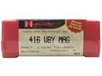 Hornady Custom Grade New Dimension Dies - Caliber: 416 Weatherby Magnum (.416"0 - 2 Dies - Full Length - Series IV - Use Shellholder 14
Manufacturer: Hornady
Model: 55890
Condition: New
Price: $68.3000
Availability: In Stock
Source: