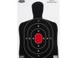 "
Birchwood Casey 35702 Dirty Bird BC27 Silhouette 12""x18"" 100 Sheet Pack
Perfect for all shooting or training applications. These targets ""splatter"" white upon bullet impact making for fast and easy hand and eye coordination. Being able to see your