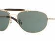 Inspired by Ray-Ban's classic aviator, the Outdoorsman offers you the same stylish design but with updates like an elongated, slightly wrapped silhouette and a polished resin wrapped bridge. The UV400 lenses and comfortable rubber nose pads are just the