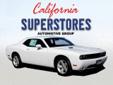 California Superstores Valencia Chrysler
Have a question about this vehicle?
Call our Internet Dept on 661-636-6935
Click Here to View All Photos (12)
2012 Dodge Challenger SXT New
Price: Call for Price
Stock No: 320134
Body type: 2dr Car
Year: 2012