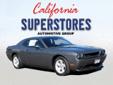 California Superstores Valencia Chrysler
Have a question about this vehicle?
Call our Internet Dept on 661-636-6935
Click Here to View All Photos (12)
2012 Dodge Challenger SXT New
Price: Call for Price
Mileage: 6
Model: Challenger SXT
Condition: New