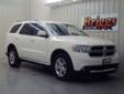 Briggs Buick GMC
2312 Stag Hill Road, Manhattan, Kansas 66502 -- 800-768-6707
2011 Dodge Durango Crew Sport Utility 4D Pre-Owned
800-768-6707
Price: Call for Price
Description:
Â 
AWD. White Beauty! All the right ingredients! Here at Briggs Nissan, we try