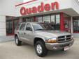 Quaden Motors
W127 East Wisconsin Ave., Okauchee, Wisconsin 53069 -- 877-377-9201
2000 Dodge Durango Pre-Owned
877-377-9201
Price: $6,500
No Service Fee's
Click Here to View All Photos (9)
No Service Fee's
Description:
Â 
Nice affordable 4x4 SUV with