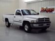 Briggs Buick GMC
2312 Stag Hill Road, Manhattan, Kansas 66502 -- 800-768-6707
2001 Dodge Ram 1500 Regular Cab Long Bed Pre-Owned
800-768-6707
Price: Call for Price
Description:
Â 
Magnum 5.2L V8 SMPI. White Hot! One-owner! This 2001 Ram 1500 is for Dodge