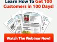 Click the image above to register for my upcoming webinar on how to use the Internet to get 100 Customers in 100 Days for your local business. This webinar explains exactly what to do, step-by-step.
I am a certified Internet marketing advisor located in