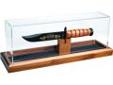 "
Ka-Bar 2-1431-8 Dome Present Case,Display Up To 13"" Knife
Acrylic-topped wood-base display case is perfect for showcasing your KA-BAR knife up to 13"".
Knife not included. "Price: $53.09
Source: