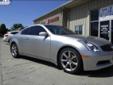 2004 Infiniti G35 Coupe ( Used )
Call today to schedule an appointment - (859) 755-4093
Vehicle Details
Year: 2004
VIN: JNKCV54E04M827849
Make: Infiniti
Stock/SKU: FP3042
Model: G35 Coupe
Mileage: 59267
Trim: 
Exterior Color: Silver
Engine: Gas V6