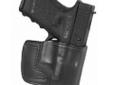 Finish/Color: BlackFit: Keltec P32/P3ATFrame/Material: LeatherHand: Right HandModel: JIT SlideType: Holster
Manufacturer: Don Hume
Model: J966630R
Condition: New
Price: $17.11
Availability: In Stock
Source: