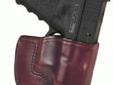 Finish/Color: BrownFit: KelTec P11Frame/Material: LeatherHand: Right HandModel: JIT SlideType: Holster
Manufacturer: Don Hume
Model: J989010R
Condition: New
Price: $17.11
Availability: In Stock
Source: