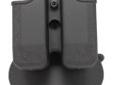 "
SigTac MAGP-DBL-MP04 Double Mag Pouch Paddle, M Series
Manufactured using the same durable, black polymer as SigTac's holsters, these Double Magazine Pouches feature a paddle back and give you a comfortable, contoured fit.
Features:
- Rotates 360