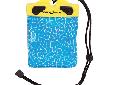 DP-44 DRY PAK Alligator Wallet4 in. wide x 4 in. long Blue alligator embossed heavy-gauge vinyl front, clear back Adjustable Neck Lanyard For Beach, Pool, Boating, Airports, Waterparks, Hiking, Snorkeling Holds ID, Cash, Credit Cards, Keys, Pagers, Small