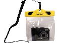 DP-65C DRY PAK Camera Case6 in. wide x 5 in. long x 2 in. deep Optically clear TPU Adjustable camera strap Yellow sealing clip for high visibility For beach, pool, boating, water parks Holds 35mm & digital cameras, etc. Maximum circumference: 11in.