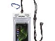 4" x 6" Cell Phone Case - WhitePart #: DP-46WFeatures:4" wide x 6" longAdjustable, black neck lanyard & anodized aluminum spring hookSealing clipsFor beach, pool, boating, snorkeling and moreMaximum circumference: 7.25"
Manufacturer: Dry Pak
Model: