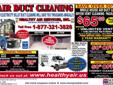 * $65 AIR DUCT & DRYER VENT CLEANING PACKAGE - includes: Unlimited Vents, Unlimited Return Registers, One Main Duct, Up To Single Furnace / Heat Pump, Dryer Vent Cleaning Included
* $65 DRYER VENT CLEANING - rotory brush service, if ordered separately
*