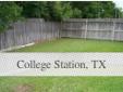 Duplex on cul de sac centrally located in College Station close to hospitals and local schools. 3 bedroom, 3 bath unit includes vaulted ceilings in the living room, large breakfast room, a privacy gKEj4qC fenced backyard and an in-house laundry room with