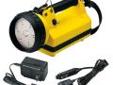 "
Streamlight 45827 E-Flood Firebox Standard System, Yellow
The E-FloodÂ® models are industrial-duty, rechargeable, portable lanterns featuring power LED technology for high brightness, long runtime and high reliability. The E-FloodÂ® models use 6 LEDs and