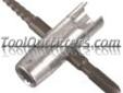 "
Lincoln Lubrication 90776 LIN90776 Easy Out Tool
Features and Benefits:
For tapping 1/8" NPT threads and removal of 7/16" hex, straight or angle fittings
"Model: LIN90776
Price: $19.33
Source: http://www.tooloutfitters.com/easy-out-tool.html