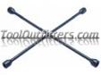 "
Ken Tool 35637 KEN35637 Economy Four-Way Lug Wrench, Passenger Car, Painted
Socket Sizes: 17 mm, 19 mm (3/4""), 21 mm (13/16""), 22 mm (7/8"")
"Price: $19.1
Source: http://www.tooloutfitters.com/economy-four-way-lug-wrench-passenger-car-painted.html