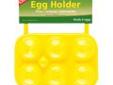 "
Coghlans 812A Egg Holder 6-Eggs
Perfect for short hikes, the 6-egg size carrier is made from virtually unbreakable plastic that won't crush. Molded handles make for easy carrying."Price: $1.5
Source:
