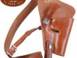 El Paso Saddlery 1942 Tanker Shoulder Holster, Ruger Blackhawk 4.5"-5.5", Right Hand - Russet. This tanker style shoulder holster is ideal for hunters, ATV drivers, and helicopter pilots. The pistol remains out of the way when sitting or using a rifle,