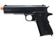 Umarex USA 2279314 Elite Force 1911 A1 Blk
The Elite Force 1911 A1 Airsoft Pistol is an ultra-realistic all-metal construction. It feels as close to real as is possible in an airsoft pistol. The slide action blowback creates the feeling of shooting an