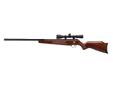 Elkhorn Air Rifle .177cal *(Check Air Gun Restriction List) Features: - Includes 3-9 x 32 AO/TT scope and mounts - Checkered European hardwood stock - All metal fluted barrel - Trigger RS2, 2-stage adjustable - Velocity 1,000 fps Specifications: - Action: