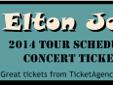 Elton John Schedule and Concert Tickets at Pensacola Bay Center in Pensacola, FL on Sunday, March 16 2014 8:00 PM
Elton John 2014 Tour Schedule and Concert Tickets. Seating Selections: Floor, Lower Level and Upper Level tickets at very good prices. Click