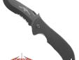 Emerson Commander Folding Knife, 3.75" Combo Blade, Black. The Emerson Commander is the winner of the "Best Overall Knife of the Year" at the International Blade Show in Atlanta, GA. The Blade Show is the world's largest cutlery showcase and is the