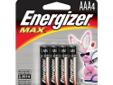 Energizer Premium Max AAA (Per 4) E92BP-4
Manufacturer: Energizer
Model: E92BP-4
Condition: New
Availability: In Stock
Source: http://www.fedtacticaldirect.com/product.asp?itemid=46860