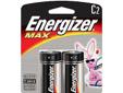 Energizer Premium Max C (Per 2) E93BP-2
Manufacturer: Energizer
Model: E93BP-2
Condition: New
Availability: In Stock
Source: http://www.fedtacticaldirect.com/product.asp?itemid=46863