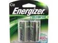 "
Energizer NH35BP-2 Energizer Rechargeable Batteries NiMH C 2500 mAH (Per 2)
Energizer Rechargeable batteries are highly recommended for high-drain or frequently-used devices- ones that you use more than once a week- such as digital cameras, portable